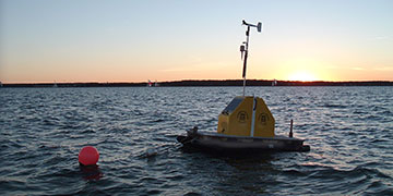 Setting Up Floating Platforms for Continuous Lake Monitoring